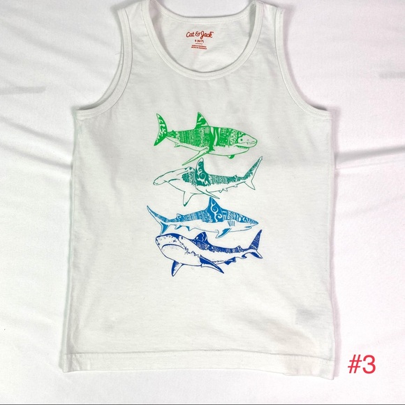 Lot of boys clothes GAP, Gymboree, Carter’s SHARK Shirts, Lilly + Sid Sweatshirt - Picture 8 of 16